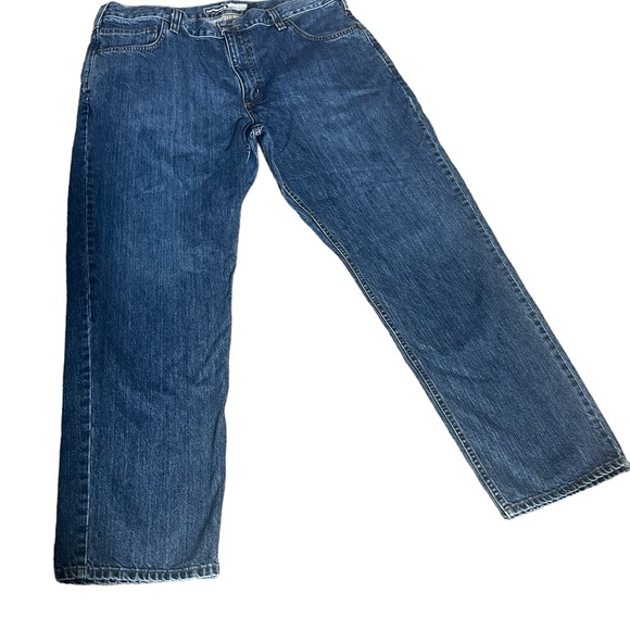 Men’s Carhartt, Relaxed Fit, 40x32, Zip-Up Jeans. D36 - Picture 4 of 11